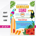 luau party invite